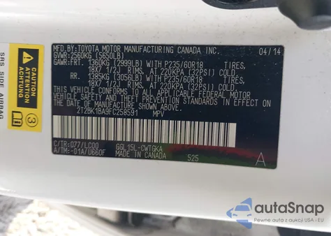 2015 Lexus Rx 350 from USA, damaged, VIN 2T2BK1BA9FC258591
